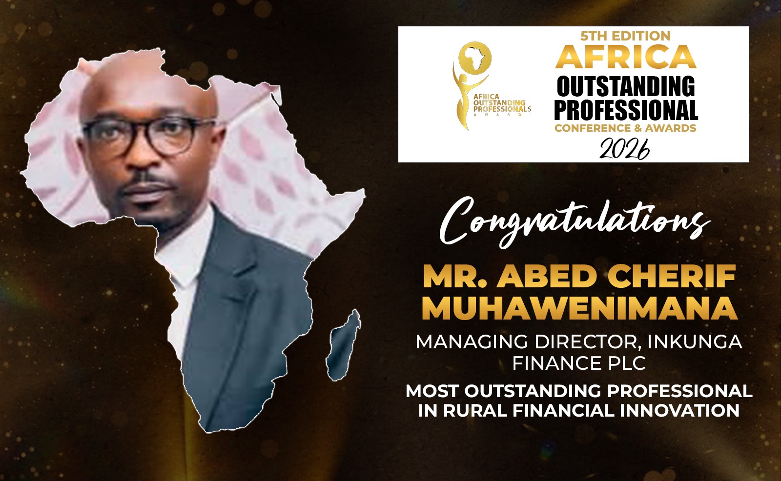 Congratulations to Our Managing Director for this Award